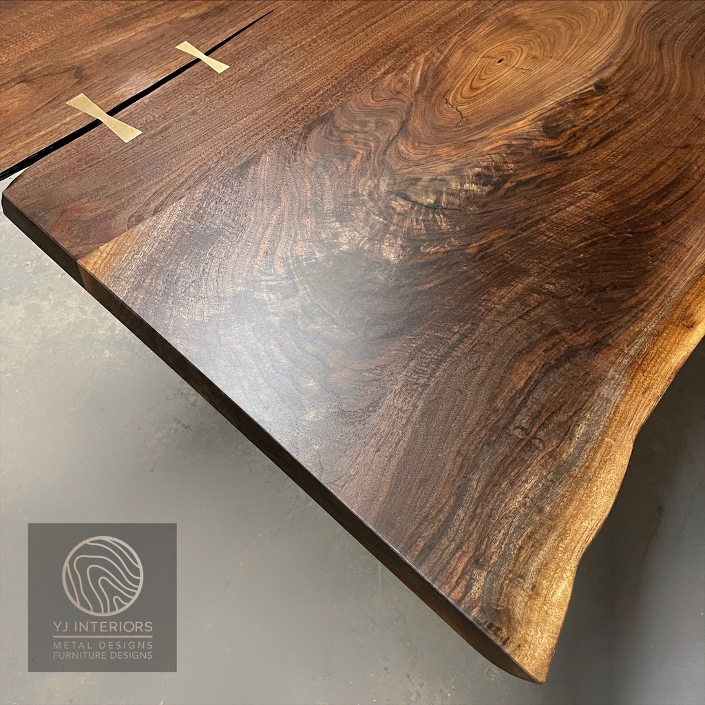 bronze wishbone dining table