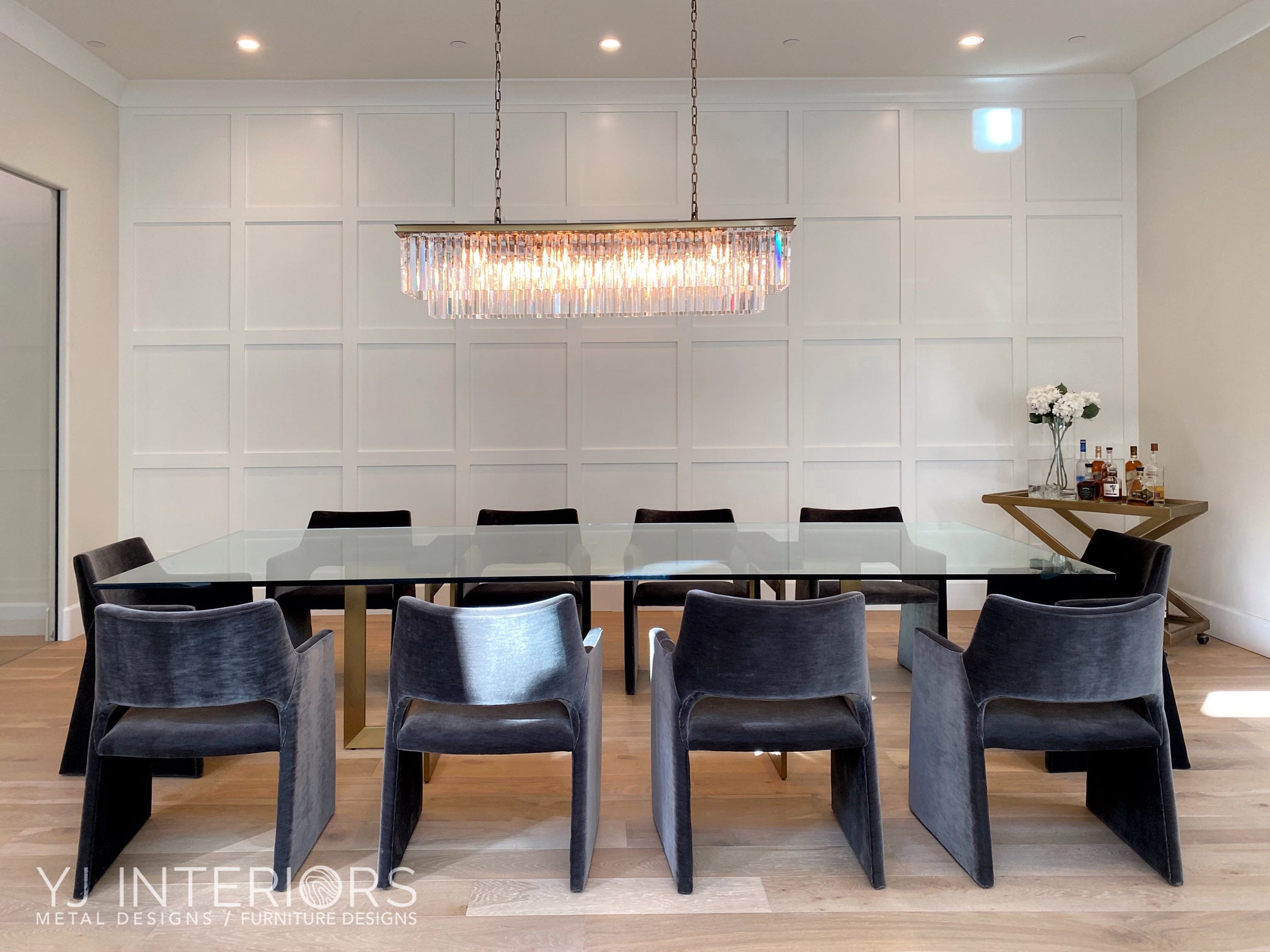 brass glass table legs