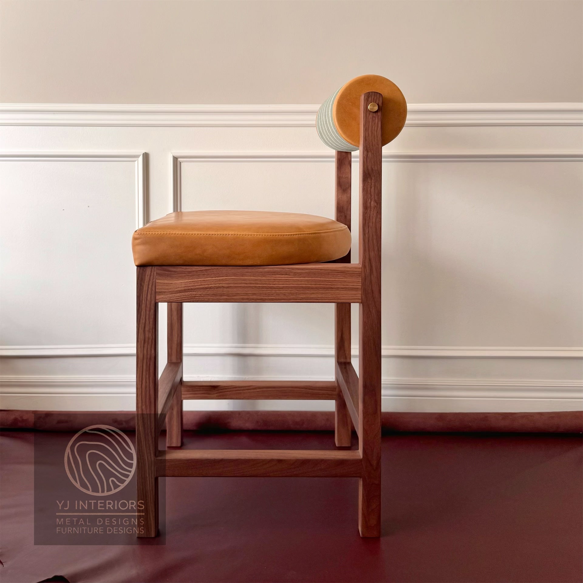 Rody bolster tk stool sheepskin