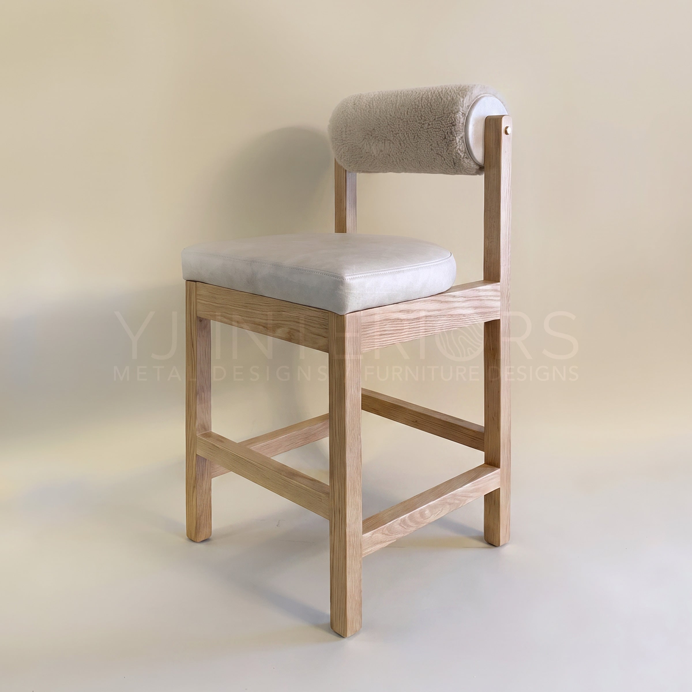 The Rody Counter Stool (COL) - Shearling