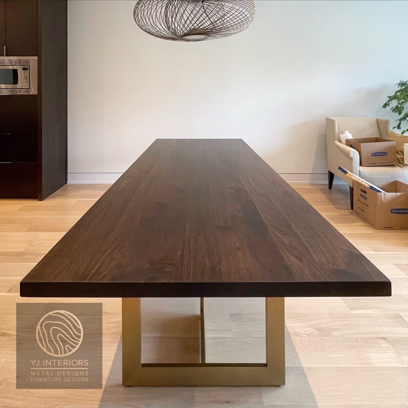 The Trio Brushed Satin Brass Gold Finish