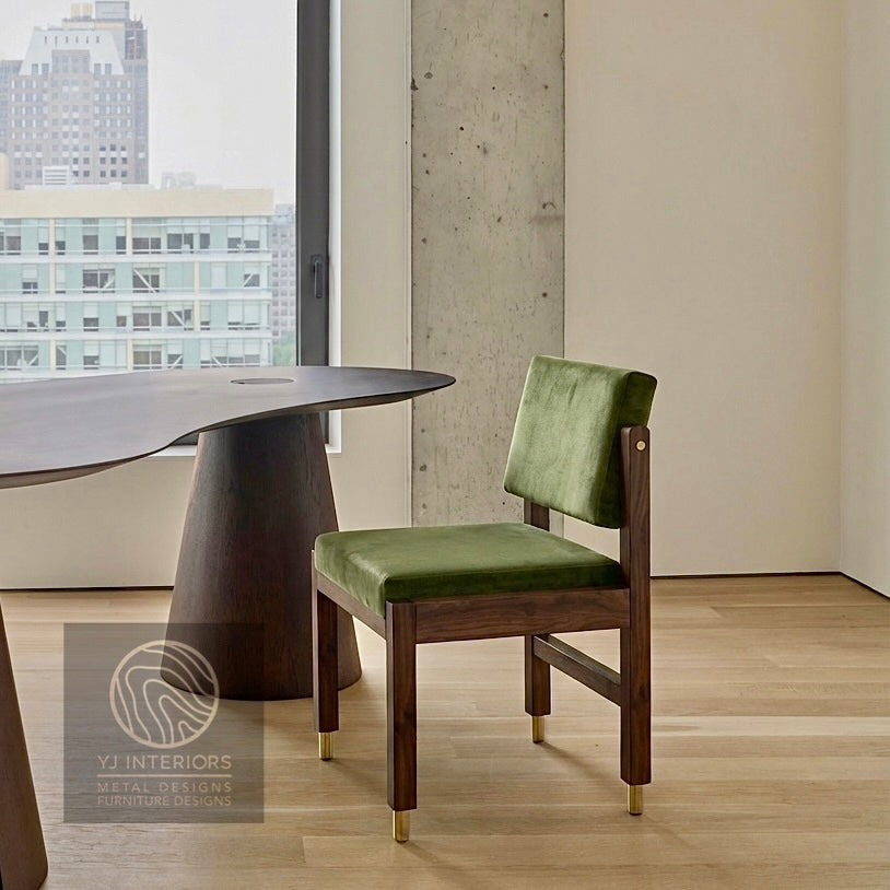 The Kodi Dining Side Chair - Moss Velvet