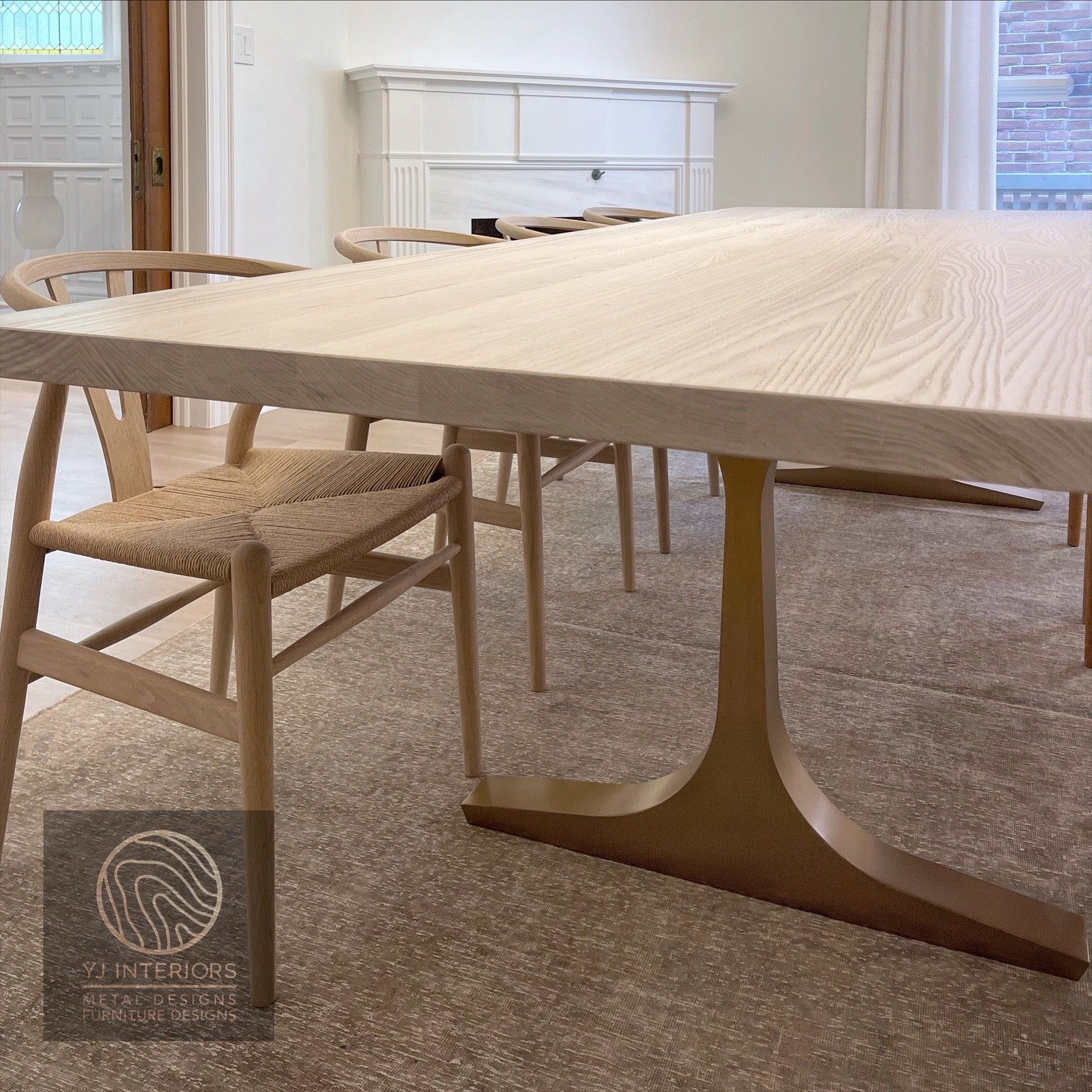 white oak hudson knight table