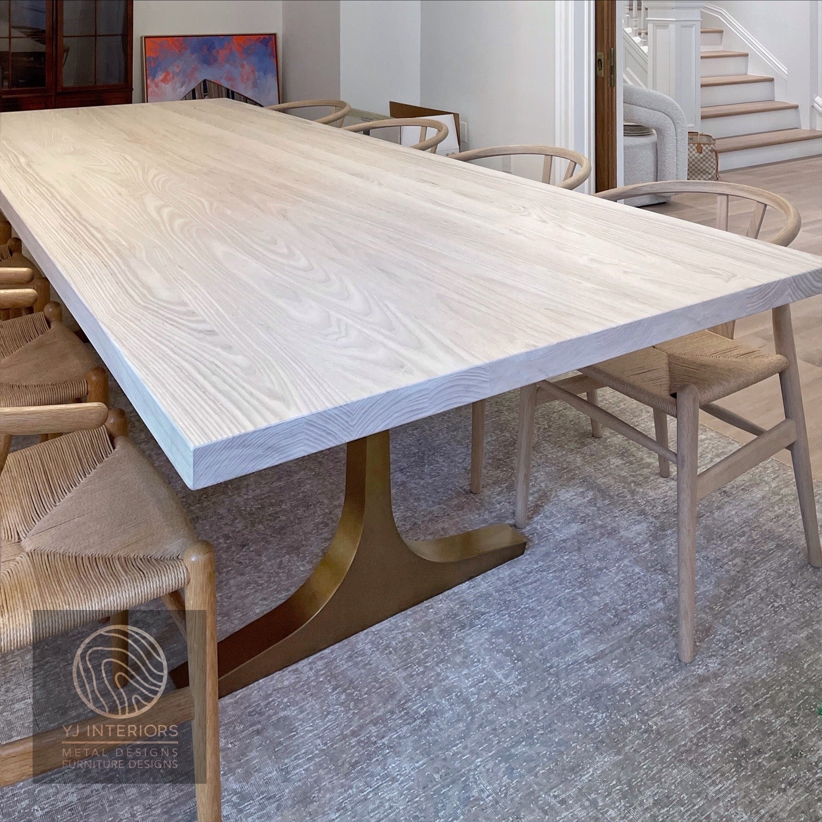 white oak hudson knight table