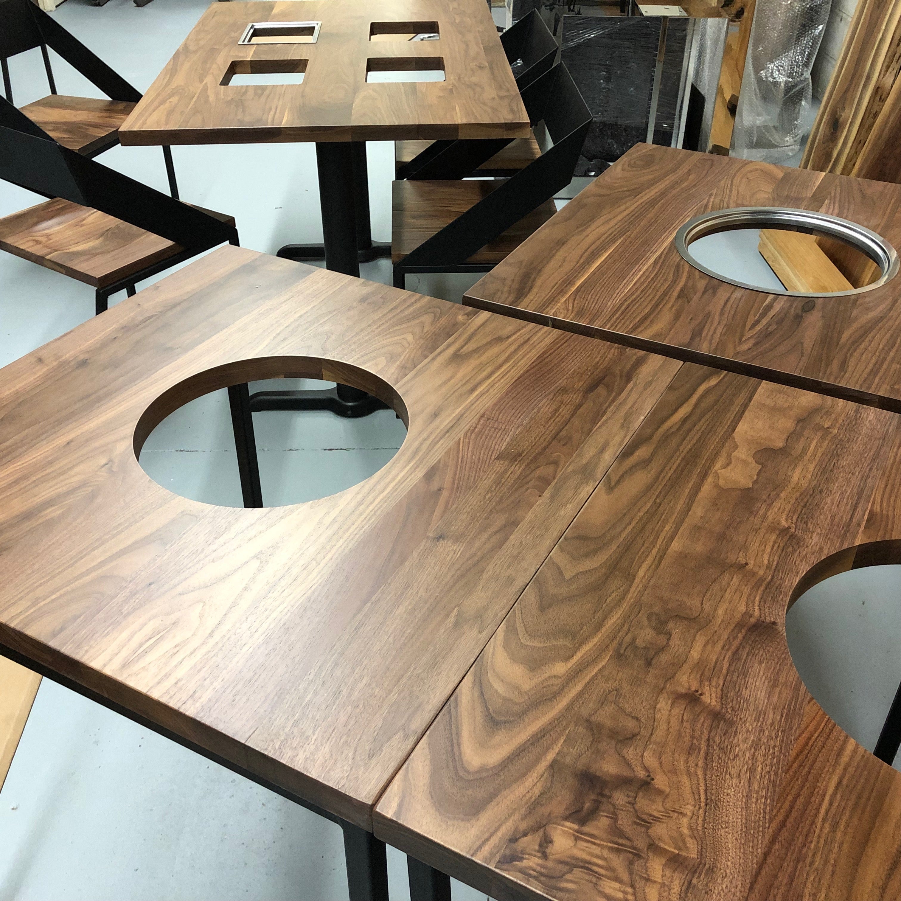 Solid Hardwood Table Tops