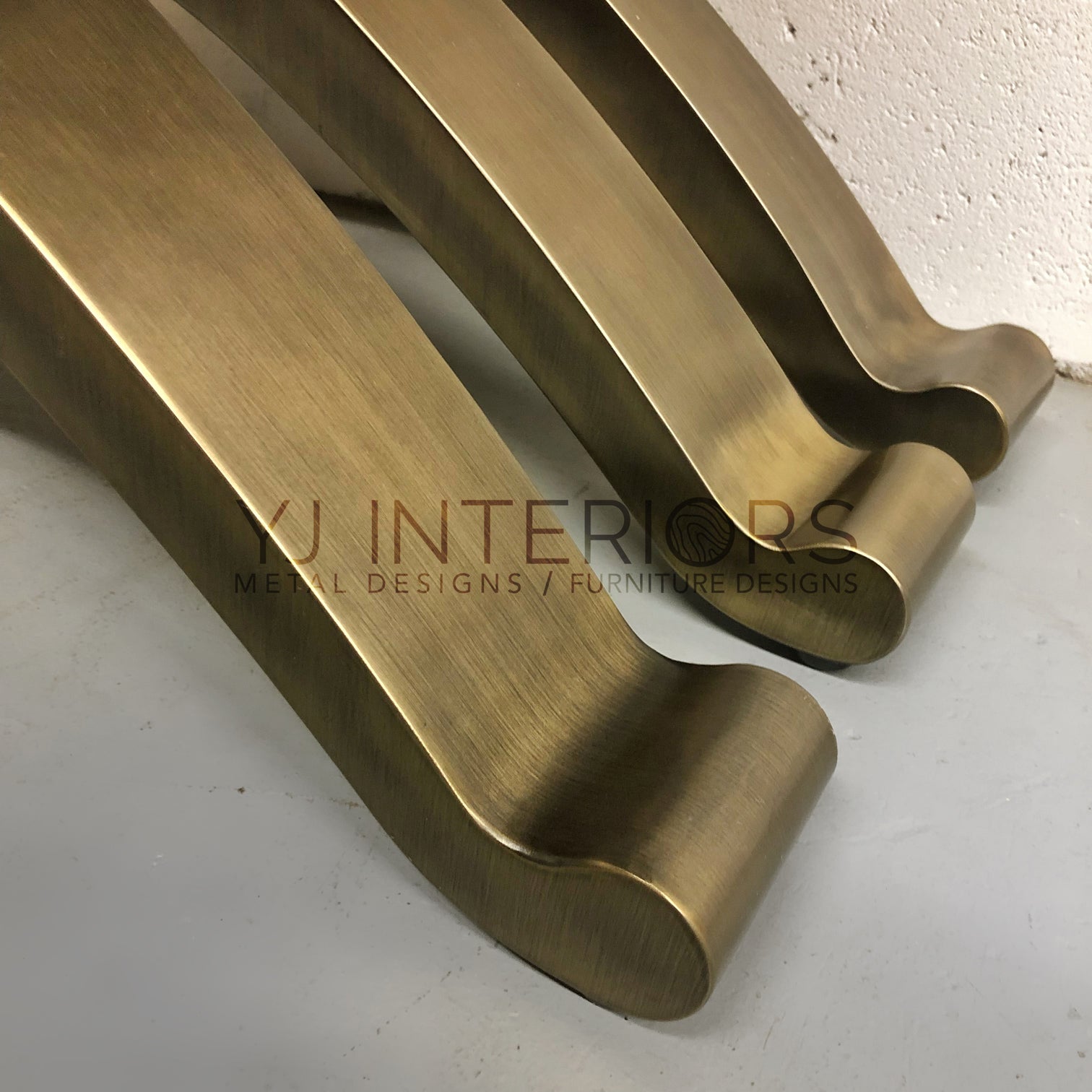 Oil rubbed bronze Y-shape wishbone table legs 29x28