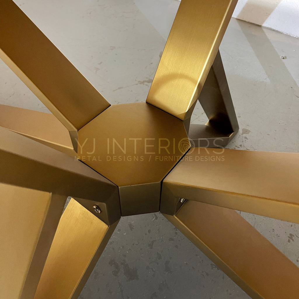 The Drac Satin Brushed Brass Base