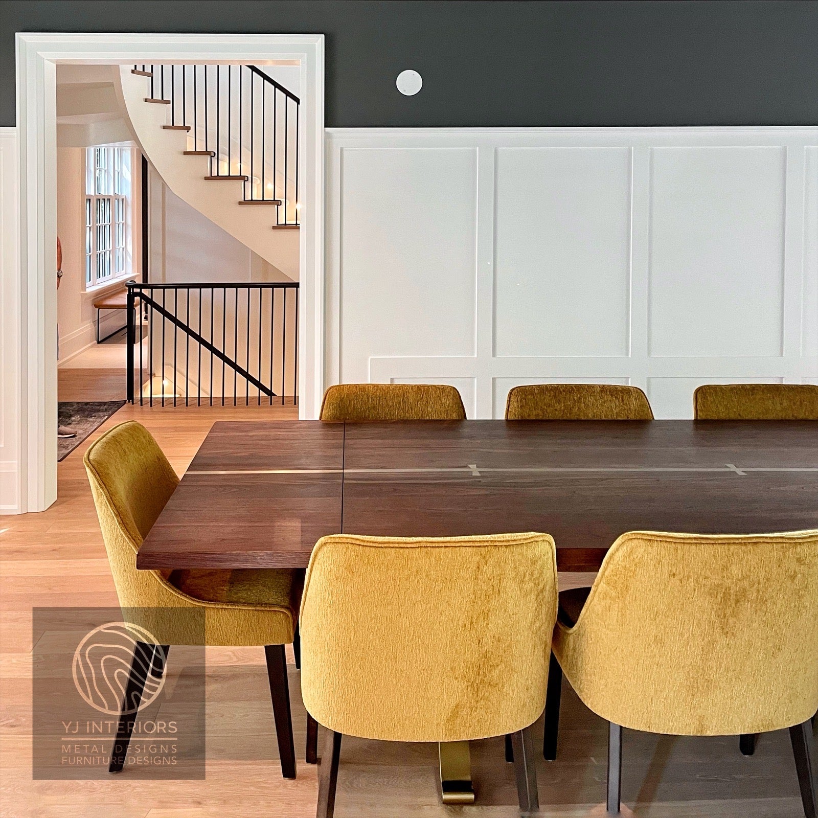 bronze wishbone DUETTE BUTTERFLY TABLE