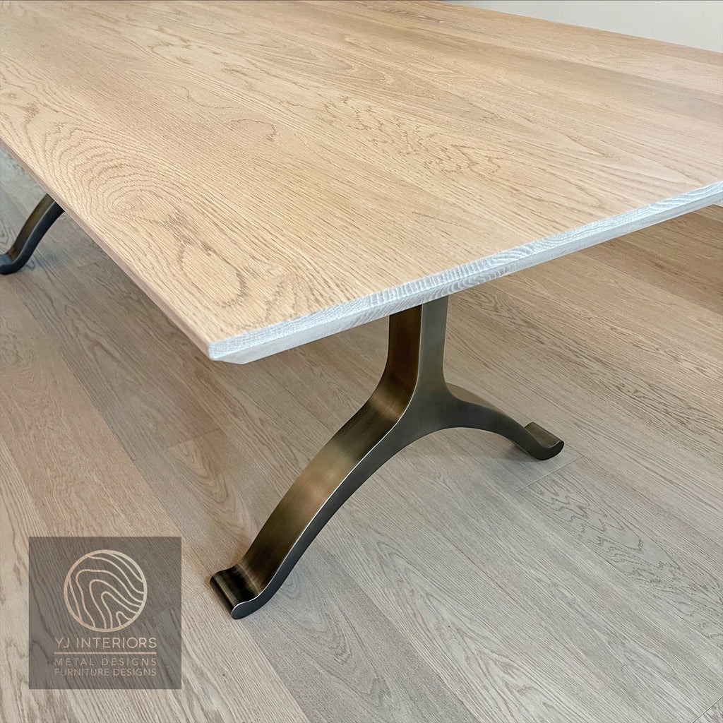 Oatmeal White Oak Wishbone Table