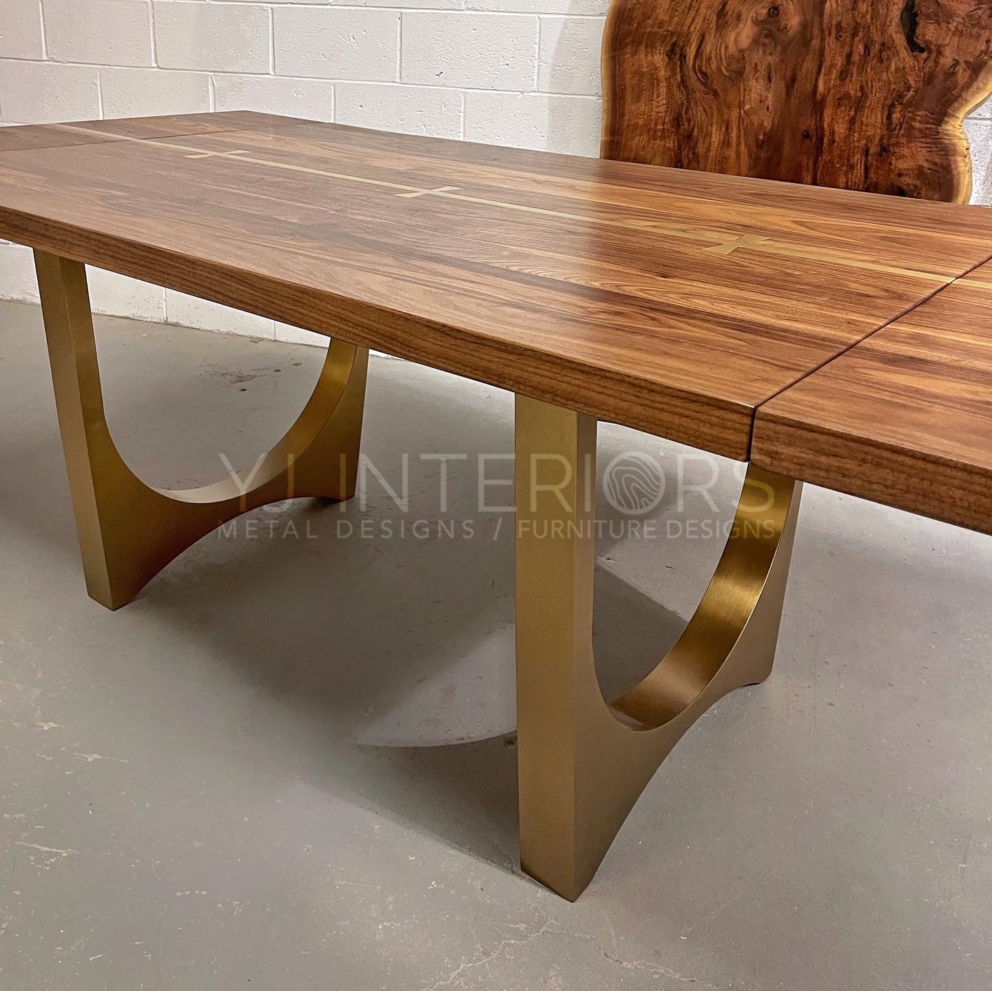 brass tunnel DUETTE BUTTERFLY TABLE